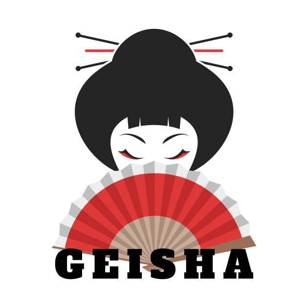 Geisha T-Shirt by Melchi