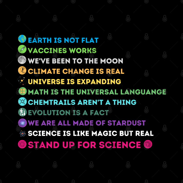 Earth Is Not Flat Vaccines Work Science Teacher Nerd Geek by bymetrend