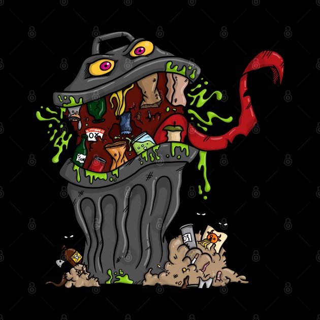 Trash Monster by OxCreative