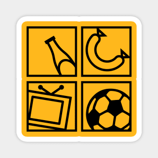 Football Essentials Magnet