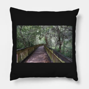 Hiking Florida Marsh Pillow