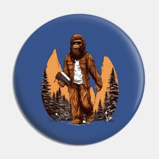 Dope Sasquatch in Nature Pin