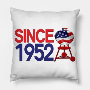 Grill Giants Since1952 USA Front Print Pillow