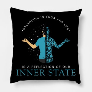 Yoga for Mind and Soul Pillow