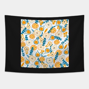 Bright summer pattern with fruits Tapestry