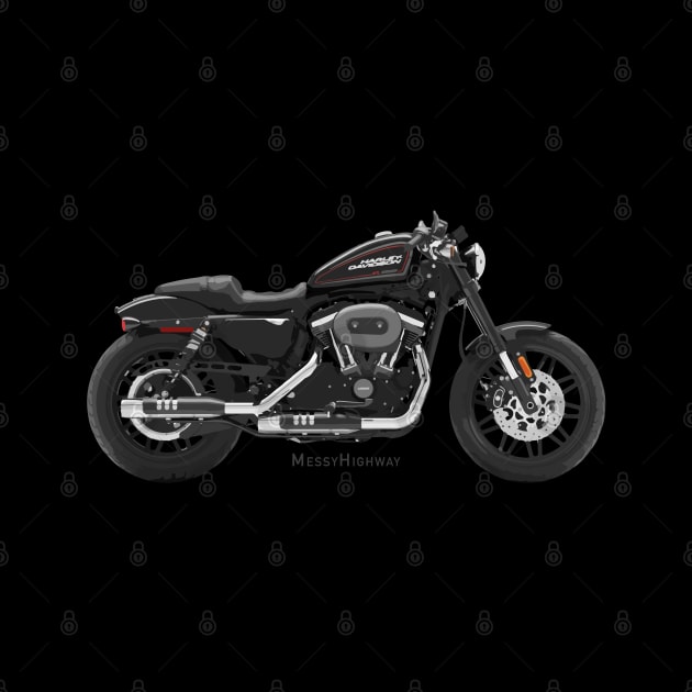 Harley-Davidson Roadster black, s by MessyHighway