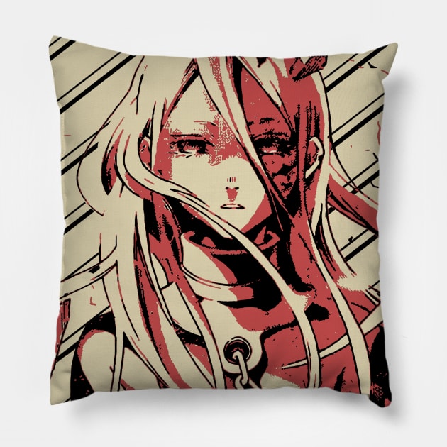 Shiro  Deadman Wonderland Pillow by Iravgustane