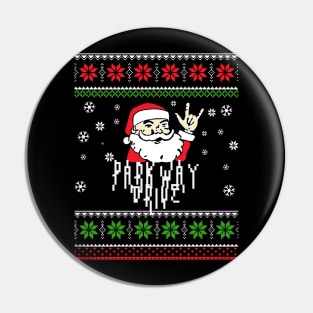 parkway santa metal Pin