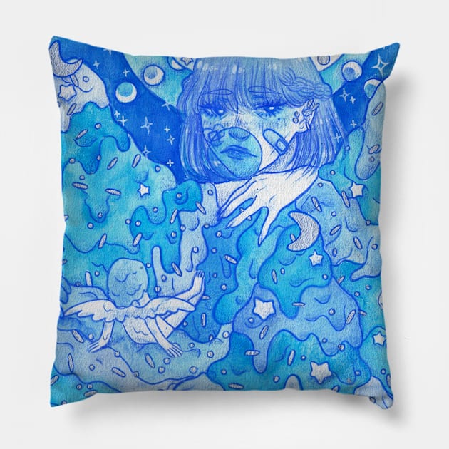 Melting Dream Pillow by prismaticpocket