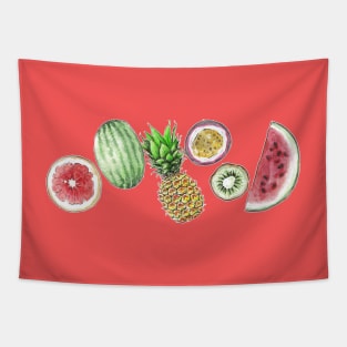 Tropical fruits Tapestry