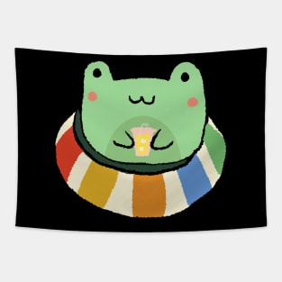 Frog in a floaty Tapestry