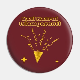 Indian Festivals - Kazi Nazrul Lslam Jayanti Pin