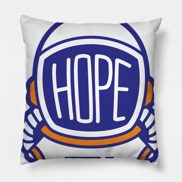 Space Hope Pillow by heytiyok