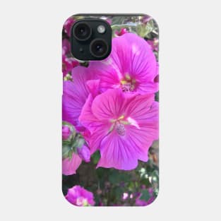 Lavatera, Pink Floral Phone Case