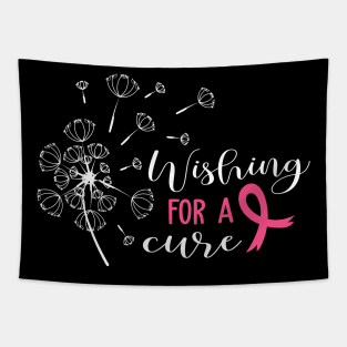 Wishing For A Cure Breast Cancer Tapestry