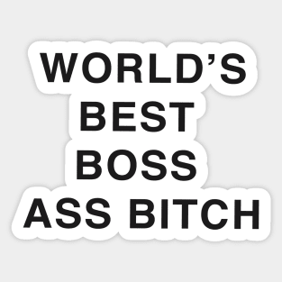 Boss Bitch Sticker for Sale by midwifesmarket