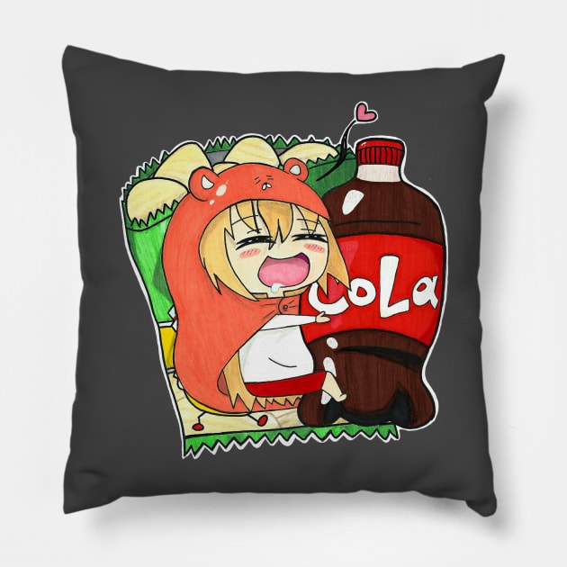 Himouto ! Umaru-Chan Pillow by charlenegb