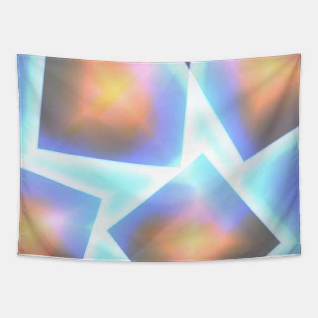 blue white brown abstract texture Tapestry by Artistic_st