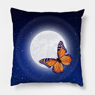 Moon Butterfly Pillow