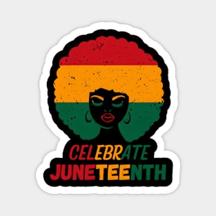Celebrate Juneteenth: Afro Pride & Freedom Magnet