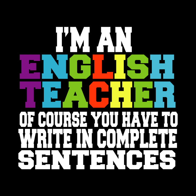 i'm an english teacher by UrbanCharm