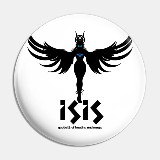 ISIS Egyptian goddess Pin by OWLS store