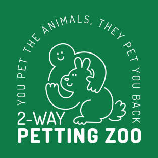 Two-Way Petting Zoo (dark) T-Shirt