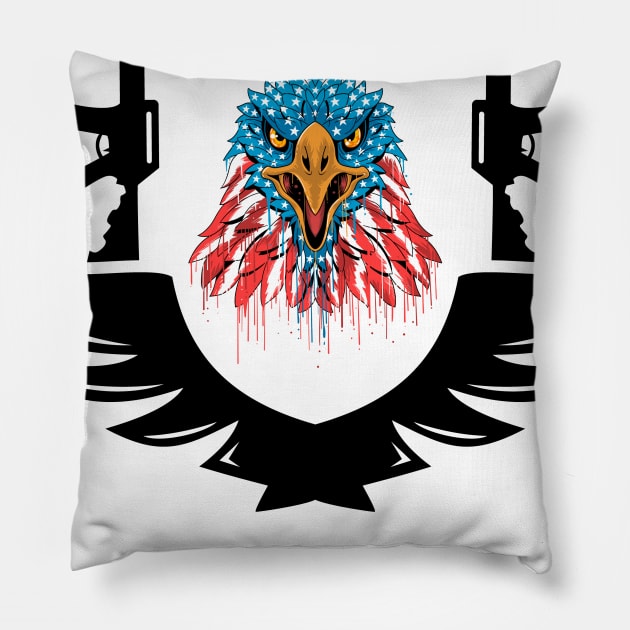 veterans day thank you for your service  army Pillow by barwarrior