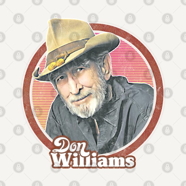 Don Williams / Retro Style Fan Design by DankFutura