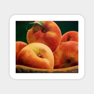 Peach Basket Magnet