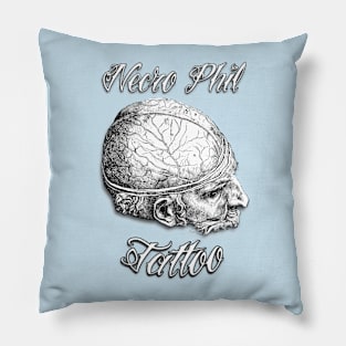 Necro Phil Tattoo Dissected Head Pillow