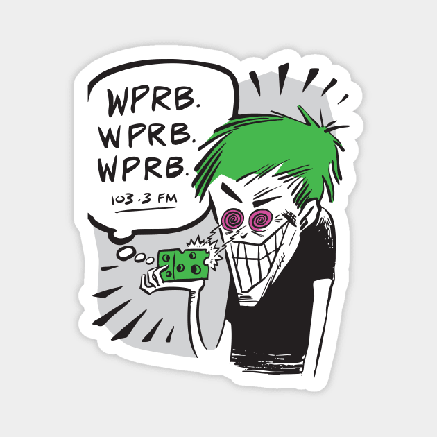WPRB Hypnotized Cheese Magnet by WPRB 103.3 fm