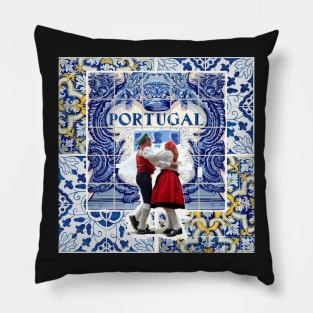 Portuguese Folk Art Pillow