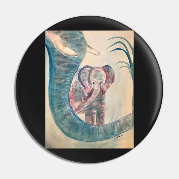 An Elephant Mothers Love Pin by Juliejart