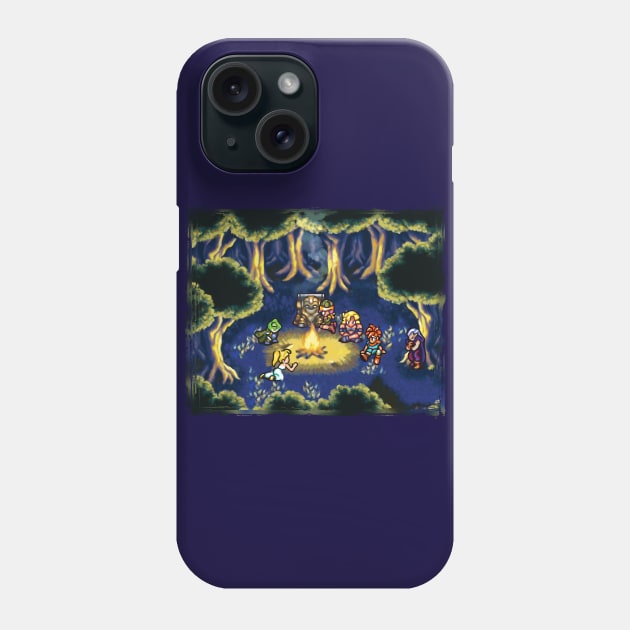 Chrono Camping Phone Case by Kari Likelikes