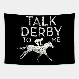 Funny Horse Racing Derby Race Owner Lover Tapestry