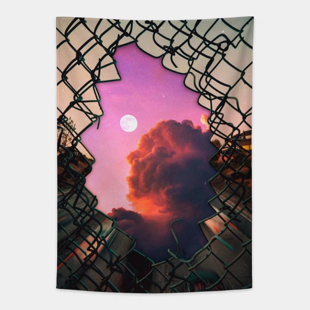 The Other Side Of The Fence Tapestry by SeamlessOo