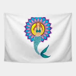 mermaid mandala Tapestry