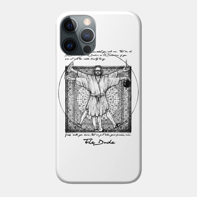 The Vitruvian Dude - Happy Holidays - Phone Case