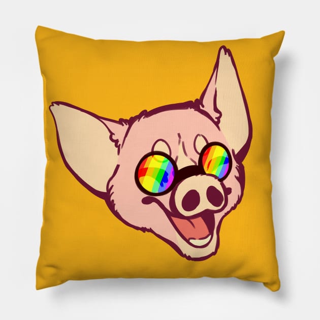 Pride Pig Pillow by Castblade