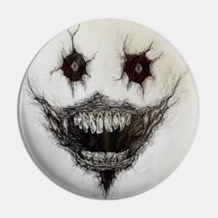 Scary face Pin