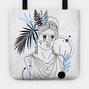 Funny Hipster Greek Goddess Hera Roman Goddess Juno Tote