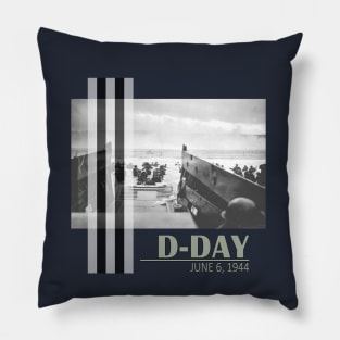 D Day 06 Jun 1944 WW2 Normandy Landings Pillow