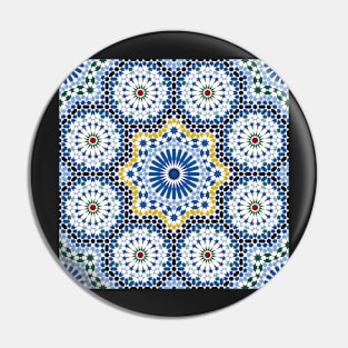 Arabic Tile IV Pin