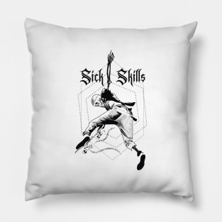 Sick skill brah Pillow