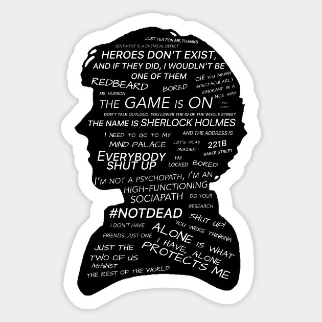 Sherlock Sticker