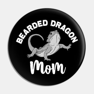Bearded Dragon Mom Pet Lizard Animal Lover Pin