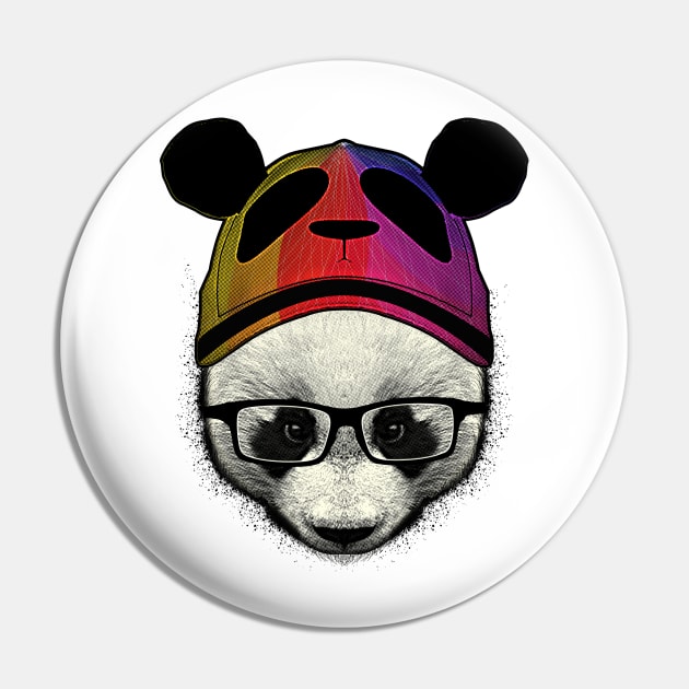 Cute Panda Pin by Moncheng