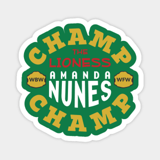 Amanda Nunes Double Champ Magnet