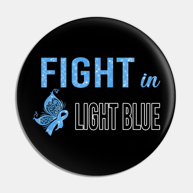 Butterfly Fight In Light Blue Trisomy 18 Awareness Light Blue Ribbon Warrior Support Survivor Pin by celsaclaudio506